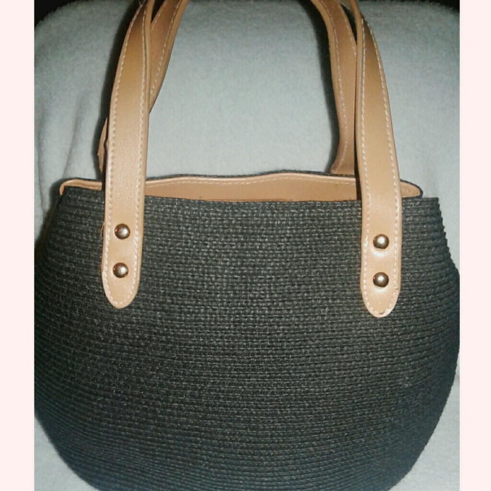Amanda Smith Straw Mini Handbag